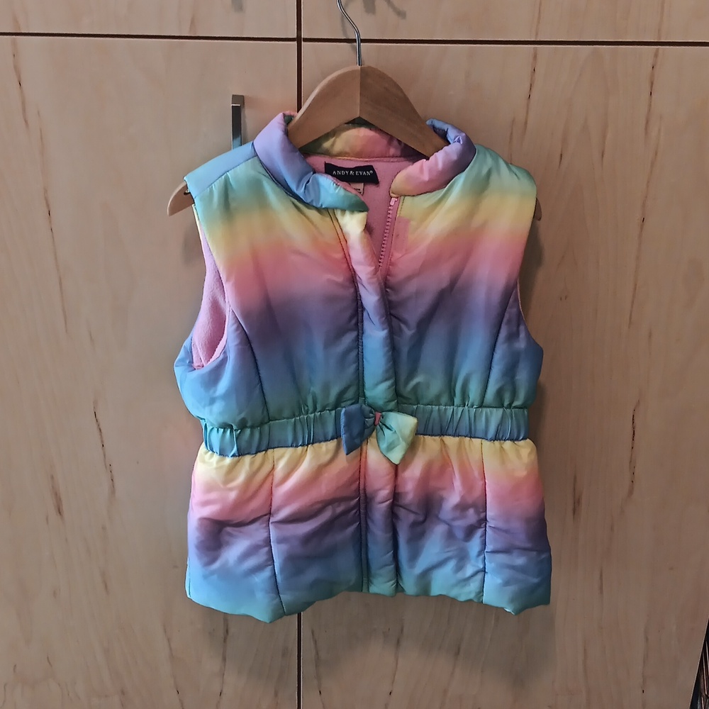 Girls Fleece Puffer Vest